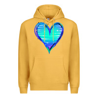 Mustard Mermaid Heart Premium Hoodie - Jasminsmagicworld