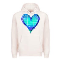 Pale Pink Mermaid Heart Premium Hoodie - Jasminsmagicworld