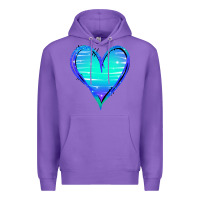 Purple Mermaid Heart Premium Hoodie - Jasminsmagicworld