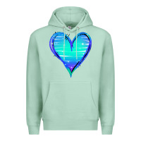 Seafoam Mermaid Heart Premium Hoodie - Jasminsmagicworld