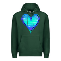 Sports Green Mermaid Heart Premium Hoodie - Jasminsmagicworld