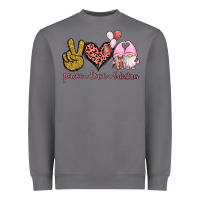 Storm Peace Love Valentines Gnomes Heavyweight Sweatshirt - Jasminsmagicworld
