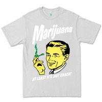 Dove Grey smoking marijuana Premium Tee - artisFamous