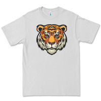 Dove Grey tiger vector face Premium Tee - artisFamous