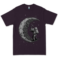 Plum digging the moon Premium Tee - artisFamous