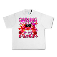 Lunar Rock Gaming is My Valentine Urban Heavy Tee - CowhideDigitalArt