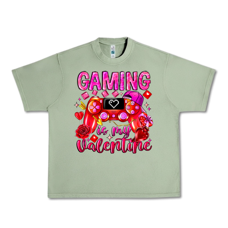 Gaming Is My Valentine Urban Heavy Tee by CowhideDigitalArt | Teevron