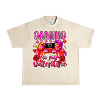 Sandshell Gaming is My Valentine Urban Heavy Tee - CowhideDigitalArt