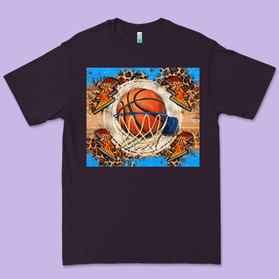 Basketball Premium Tee Designed By Fadigitalartstudio