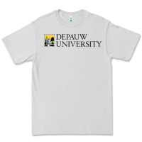 Dove Grey Depauw College Premium Tee - artisFamous