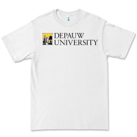 White Depauw College Premium Tee - artisFamous