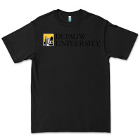 Black Depauw College Premium Tee - artisFamous