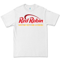 White Resto Red Robin Premium Tee - artisFamous