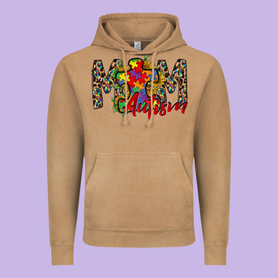 Mom Autism 2 Vintage Hoodie Designed By Racoondesign