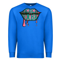True Royal beach babe leopard lips Premium Sweatshirt - Jasminsmagicworld