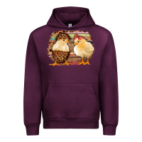 Mauve Wine Western Leopard and Serape Chicks Urban Hoodie - Jasminsmagicworld