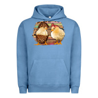 Pigment Pebble Blue Western Leopard and Serape Chicks Urban Hoodie - Jasminsmagicworld