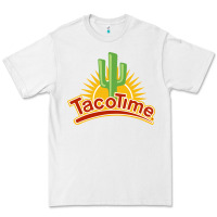 White Resto Tacotime Premium Tee - artisFamous