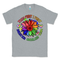 Heather Grey oncology team sunflower Classic Tee - BarkalooDesign