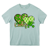 Arona St. Patrick's Lucky hearts Heavy Core Tee - OliviaCreatesArt