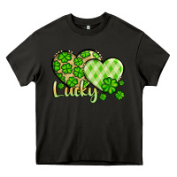 Asphalt St. Patrick's Lucky hearts Heavy Core Tee - OliviaCreatesArt