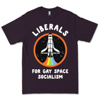 Plum liberals for gay space socialism Premium Tee - artisFamous