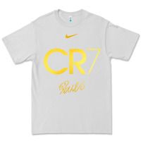 Dove Grey cr7 graphic Premium Tee - artisFamous