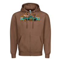 Chestnut western animals truck Zipper Hoodie - Jasminsmagicworld
