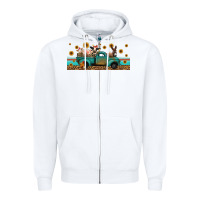 White western animals truck Zipper Hoodie - Jasminsmagicworld