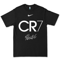 Black cr7 graphic Premium Tee - artisFamous