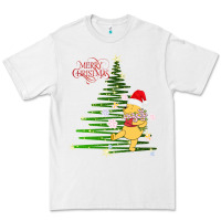 White Winnie The Pooh- Merry christmas Premium Tee - artisFamous