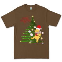 Winnie The Pooh- Merry Christmas Premium Tee | Teevron