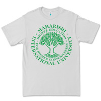 Dove Grey Maharishi International College Premium Tee - artisFamous
