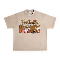 French Oak football NONNiE Urban Heavy Tee - CowhideDigitalArt