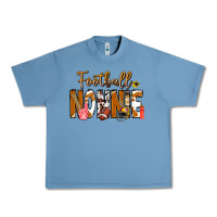 Pebble Blue football NONNiE Urban Heavy Tee - CowhideDigitalArt