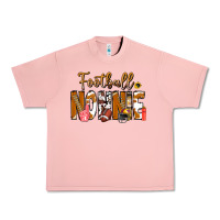 Salmon football NONNiE Urban Heavy Tee - CowhideDigitalArt
