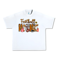 White football NONNiE Urban Heavy Tee - CowhideDigitalArt