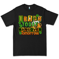 Black Irish today hangover tomorrow  St. Patricks Day Premium Tee - FaDigitalArtStudio
