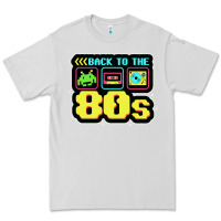Dove Grey BACK TO THE 80S Premium Tee - artisFamous