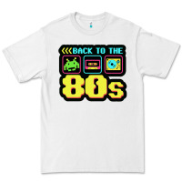 White BACK TO THE 80S Premium Tee - artisFamous