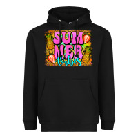 Black summer vibes leopard background Heavyweight Hoodie - Jasminsmagicworld