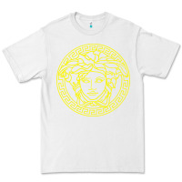 White VINTAGE  Medusa Premium Tee - artisFamous