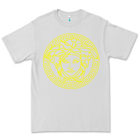 Dove Grey VINTAGE  Medusa Premium Tee - artisFamous