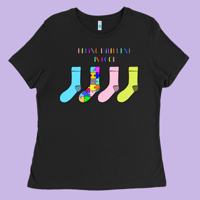 Titi Pretty Art Being Different Is Cool Ladies Tee Designed By Cowhidedigitalart
