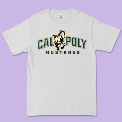 Cal Poly Mustangs Premium Tee Designed By Artisfamous