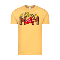 Vintage Mustard cheer mom Vintage Tee - CowhideDigitalArt