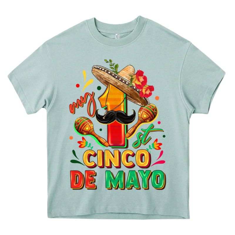 My First Cinco De Mayo Heavy Core Tee by FaDigitalArtStudio | Teevron