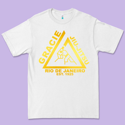 Gracie Jiu Jitsu Premium Tee Designed By Artisfamous