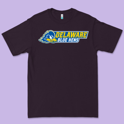Delaware Fightin' Blue Hens Premium Tee Designed By Artisfamous