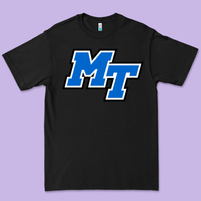 Middle Tennessee Mt Logomark Premium Tee Designed By Artisfamous